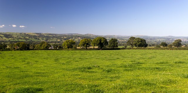 Llangynhafal fields